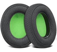 SOULWIT Cuscinetti Ricambio in Tessuto a Rete per PDP LVL30 Cablata Cuffia, Padiglioni Cuffie per Orecchio con Schiuma ad Alta Densità - Nero