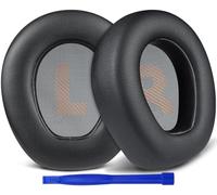 SOULWIT Cuscinetti Ricambio per JBL Quantum One Over-Ear Cuffie, Padiglioni Cuffie Orecchie con Morbida Pelle Proteica e Schiuma di Memoria ad Alta Densità per Isolamento dal Rumore