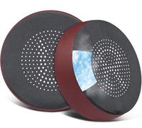 SOULWIT Cuscinetto di Ricambio in Gel di Raffreddamento per Jabra Evolve 75 (75UC 75MS 75SE) Stereo Bluetooth Wireless Cuffie,Cuscinetti Auricolari in Schiuma per l'isolamento dal Rumore-Borgogna