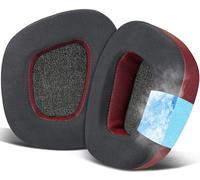 SOULWIT Gel Refrigerante Cuscinetti Auricolari Ricambio per Corsair Void/Void v2/Void Pro/Void Elite/Surround Gioco USB RGB Cablate e Wireless Cuffie, Padiglioni Cuffie con Tessuto di Seta Ghiacciata