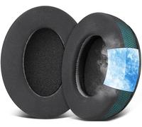 SOULWIT Gel Rinfrescante Cuscinetti Auricolari Ricambio per HyperX Cloud 1/2/3/Pro/Core, Cloud Alpha/Flight/Stinger Series, CloudX Stinger/Flight Serie Cuffie