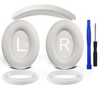 SOULWIT Kit di Ricambio per Cuscini Auricolari + Fascia + Copripadiglioni in Silicone, per Bose QuietComfort 45 (QC45)/QuietComfort SE (QC SE)/Nuove Cuffie Wireless Over-Ear Quiet Comfort