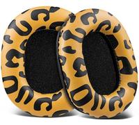 SOULWIT Padiglioni Auricolari in Pelle Proteica Morbida con Memory Foam ad Alta Densità per Audio Technica ATH M50X M50XBT M50RD M40X M30X M20X MSR7 SX1, Cuffie Cuscinetti Sostitutive di Ricambio