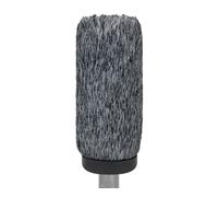 SOULWIT Paravento Pelliccia per RØDE NTG4+ (Rode NTG4 Plus) - Microfono a fucile Professionale a doppia alimentazione, Filtro Anti-pop e Copertura Antivento - Nero