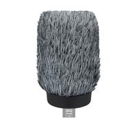 SOULWIT Paravento Pelliccia per Rode (RØDE) VideoMic NTG Microfono a Fucile da Montare Ssulla Videocamera, Filtro Anti-pop e Copertura Antivento - Nero