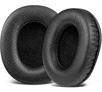 SOULWIT Pelle d'Agnello Cuscinetti Auricolari Ricambio per Sony MDR-7506 MDR-V6 MDR-V7 MDR-CD900ST Monitor Cuffie, Padiglioni per Orecchio con Schiuma ad Alta Densità - Nero
