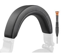 SOULWIT Ricambio Copri Archetto per Pioneer DJ HDJ-CUE1 On-Ear Cuffie, Parte di Riparazione del Cuscino Superiore della Fascia della Cuffia, Facile Installazione Fai Da Te - Nero