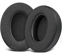 SOULWIT Tessuto a Rete Cuscinetti Auricolari Ricambio per HyperX Cloud 1/2/3/Pro/Core/Alpha/Alpha S/Alpha Pro/Flight/Flight S/Stinger/Stinger S, CloudX Stinger/Stinger Core/Flight Cuffie
