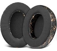 SOULWIT Tessuto a Rete Cuscinetti Auricolari Ricambio per HyperX Cloud 1/2/3/Pro/Core/Flight/Flight S/Stinger/Stinger S, CloudX Stinger/Stinger Core/Flight Cuffie