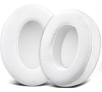SOULWIT Tessuto a Rete Cuscinetti Auricolari Ricambio per HyperX Cloud 1/2/3/Pro/Core/Flight/Flight S/Stinger/Stinger S, CloudX Stinger/Stinger Core/Flight Cuffie