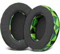 SOULWIT Tessuto a Rete Cuscinetti Auricolari Ricambio per HyperX Cloud 2/3/1/Alpha/Flight/Stinger/Stinger2/Core/Pro, CloudX Stinger/Flight Series Cuffie