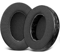 SOULWIT Tessuto a Rete Cuscinetti Auricolari Ricambio per HyperX Cloud 2/3/1/Alpha/Flight/Stinger/Stinger2/Core/Pro, CloudX Stinger/Flight Series Cuffie