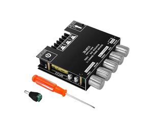 Sound Amplifier Module - Adjustable Treble Bass Control Board, Stereo Audio Driver Circuit PCB | High Performance Speaker Amplifier Unit | Design compatto di dissipazione del calore | Home Car Garage