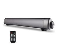 Sound bar, TOPROAD Soundbar Wired and Wireless Bluetooth 5.0 Speaker, Built in Mic, for Cell Phone/Tablet/Projector and Support TV with AUX/RCA Output