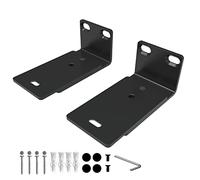 Sound bass Supporto da parete regolabile per Bose Soundbar, Nero, Coppia | Compatibile con Bose 300/500/550/600/700/900 Lifestyle Ultra, Smart Soundbar, TV Speaker, staffa sotto TV, Nero