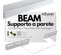 Sound bass Supporto Soundbar per Sonos Beam, Bianco