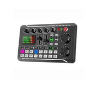Sound card, F998, multi-frequency adjustable, one-key switch to live broadcast mode, voice change available