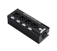 Sound Ethernet Extender Transceiver Sound Networking Extender Splitter Scatola di distribuzione 1 A 4 Splitter Rifiuto del Rumore