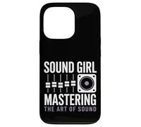 Sound Girl Padroneggiare L'arte Del Suono Ingegnere Audio Custodia per iPhone 13 Pro