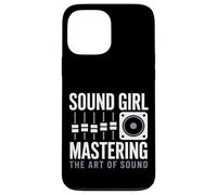 Sound Girl Padroneggiare L'arte Del Suono Ingegnere Audio Custodia per iPhone 13 Pro Max