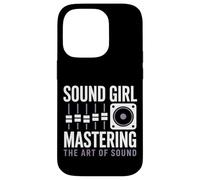 Sound Girl Padroneggiare L'arte Del Suono Ingegnere Audio Custodia per iPhone 14 Pro