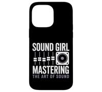 Sound Girl Padroneggiare L'arte Del Suono Ingegnere Audio Custodia per iPhone 14 Pro Max
