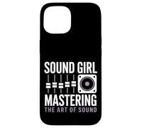 Sound Girl Padroneggiare L'arte Del Suono Ingegnere Audio Custodia per iPhone 15