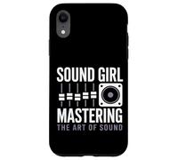 Sound Girl Padroneggiare L'arte Del Suono Ingegnere Audio Custodia per iPhone XR