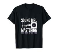 Sound Girl Padroneggiare L'arte Del Suono Ingegnere Audio Maglietta