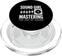 Sound Girl Padroneggiare L'arte Del Suono Ingegnere Audio PopSockets PopGrip per MagSafe