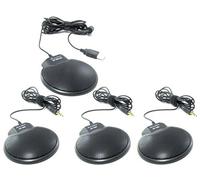 Sound Tech CM-1000 CM-1000 - Kit microfono da conferenza da tavolo, 4 microfoni a margherita