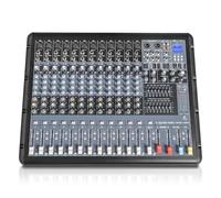 Sound Town Mixer alimentato a 14 canali 2x800W con 2 Bus, effetti DSP, USB MP3, doppio equalizzatore a 7 bande, alimentazione phantom (TRITON-142PW)