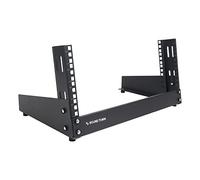 Sound Town Rack a telaio aperto 4U a 2 posti, per audio/video, switch di rete, router, patch panel (ST2PF-4LW)