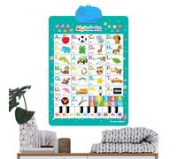 Sound Wall Phonics Chart, Interactive Educational Colorful Sound Posters, Electronic Alphabet Pronunciation Learning Chart for Preschool, Kindergarten, Boys and Girls