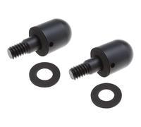 2x Protezioni Rotonde Shock Guardia Chiodo Paraurti Posteriore Auto Anti Collisione compatibile con Smart ForTwo 451
