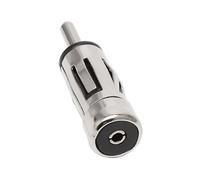 Sound-way Adattatore Antenna per autoradio AM/FM/Dab ISO - DIN connettore spinotto Plug da ISO 10599/41585 a DIN Maschio/Femmina Universale