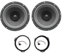 Sound Way Altoparlanti-casse audio, bi-cono, dimensioni: 16,5 cm, 120 watt compatibile con Renault Trafic, Fiat, Opel, Citroen Jumper, Peugeot Boxer.