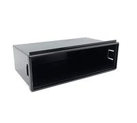 Sound Way - Cassetto Riduttore da 2 DIN a 1 DIN per vano autoradio Porta Oggetti di 58 mm
