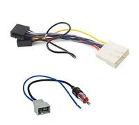 Sound-way Cavo Adattatore Connettore ISO, Adattatore Antenna Autoradio compatibile con Nissan, Renault, Opel