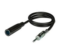 Sound way - Cavo prolunga per Cavo Maschio/Femmina DIN schermato Adattatore per Antenna Radio AM/FM/Dab autoradio 1 Metro