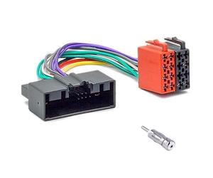 Sound way Fascio Cavo Connettore ISO e adattatore d'antenna per installazione autoradio compatibile con Land Rover Discoery/Freelander/Ford B-max/C-max/Fiesta/Transit/Opel Meriva