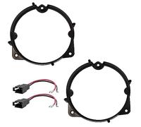 Sound-way Kit Adattatori Anelli Distanziali Supporti Altoparlanti Casse Autoradio connettori per auto da 16,5 / cm 165 mm compatibile con Alfa Romeo, Citroen, Fiat, Opel, Peugeot