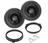 Sound Way Kit Altoparlanti 2 Vie Coassiali 16,5 cm (120 W Max / 60 W RMS) con Adattatori e Cavi Connettori - Compatibile con FIAT Panda 169 (2002 - 2012) - Solo per Portiere Posteriori