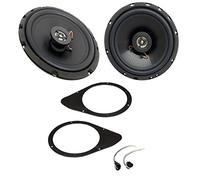 Sound way Kit Casse Altoparlanti con Adattatori, Autoradio Altoparlanti Porte Posteriori compatibile con Fiat 500 / Stilo 3