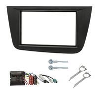 Sound Way Kit di Installazione autoradio Telaio 2 DIN con Adattatore Antenna, Cavo connettore ISO e Chiavi di rimozione