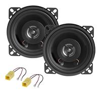 Sound-way Kit Installazione Altoparlanti 2 Vie Casse Autoradio 10 cm 100 Watts compatibile con Fiat 500 Cinquecento / 600 Seicento/Fiat punto 2 serie posteriori