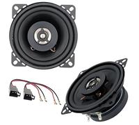 Sound-way Kit Installazione Autoradio, Casse Altoparlanti 10 cm, 110 Watt, compatibili con Renault Clio, Twingo/Citroen Berlingo, Saxo/Volkswaget T2,T3,T4 / Daewoo/Peugeot/Seat/Volvo