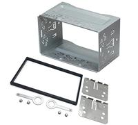 Sound Way Kit Installazione Autoradio, Plancia Metallica 2 DIN, Cornice 2 DIN, Chiavi di Smontaggio, compatibile con la maggior parte delle Radio Cinesi