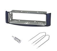 Sound Way Kit Montaggio Adattatore Autoradio, Mascherina 1 DIN / 2 DIN Compatibile con Smart ForTwo 1998-2007 con plancia Metallica