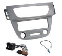 Sound Way Kit Montaggio Adattatore Autoradio, Mascherina 1 DIN Compatibile con Renault Megane III 2008-2016 / Fluence 2009-2017